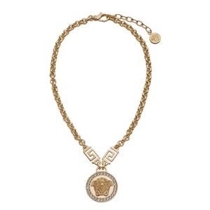 Versace Gold Medusa Pendant Necklace